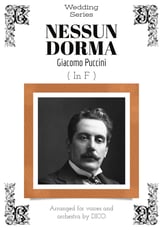 NESSUN DORMA (in F) Orchestra sheet music cover